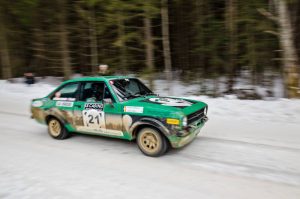 Gabriel Stanciu/ Georgios Ladopoulos, Ford Escort MK 2, Roumanie Historic Winter Rally 2017