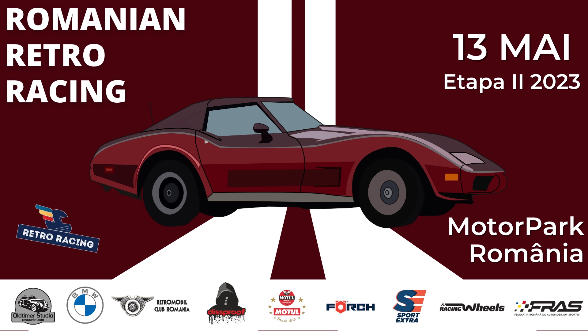 Campionatul de Regularitate și Viteză pe Circuit – Romanian Retro Racing – Etapa II 2023 – 13 mai la MotorPark România (Adancata)