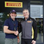 Frederick Johnson, Race of Champions CEO, și Mario Isola, Racing Manager, Pirelli Motorsport